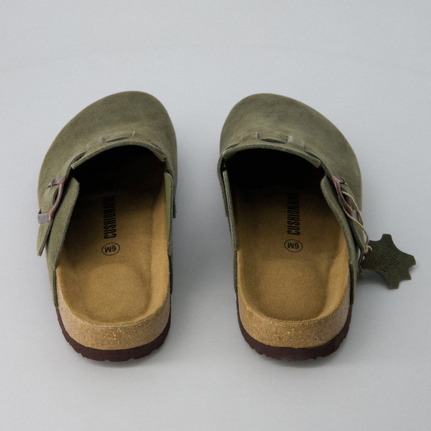 Leather Clogs for Women, Backless Slip-On Clogs, 8 Colors, Wide Width