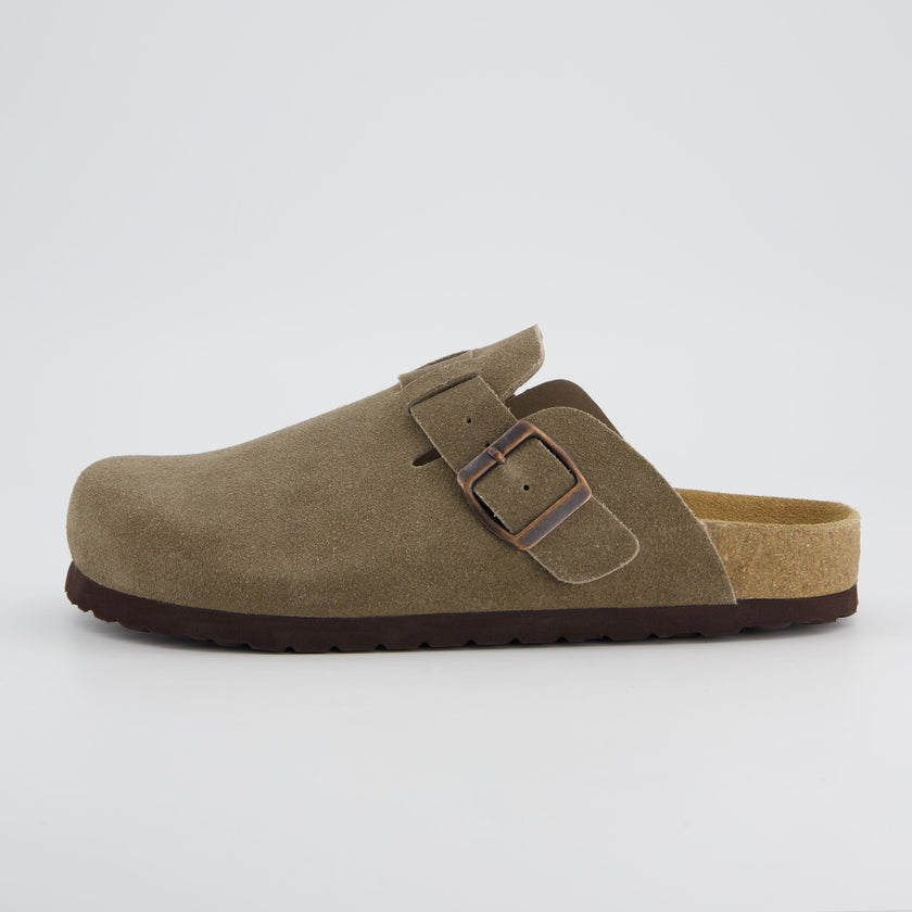 Leather Clogs for Women, Backless Slip-On Clogs, 8 Colors, Wide Width