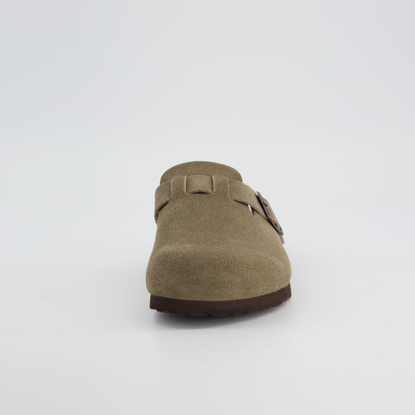 Leather Clogs for Women, Backless Slip-On Clogs, 8 Colors, Wide Width