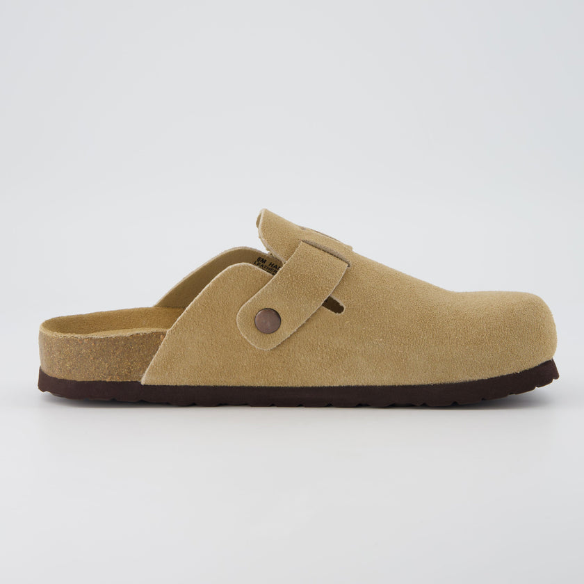 Leather Clogs for Women, Backless Slip-On Clogs, 8 Colors, Wide Width