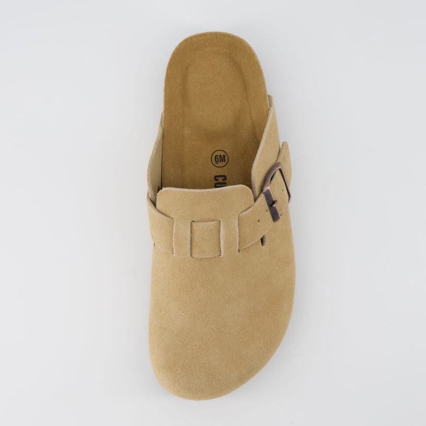 Leather Clogs for Women, Backless Slip-On Clogs, 8 Colors, Wide Width