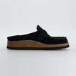 Black Clogs for Women, Slip-On Suede Clogs, Medium and Wide Width