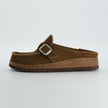 Black Clogs for Women, Slip-On Suede Clogs, Medium and Wide Width