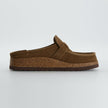 Black Clogs for Women, Slip-On Suede Clogs, Medium and Wide Width