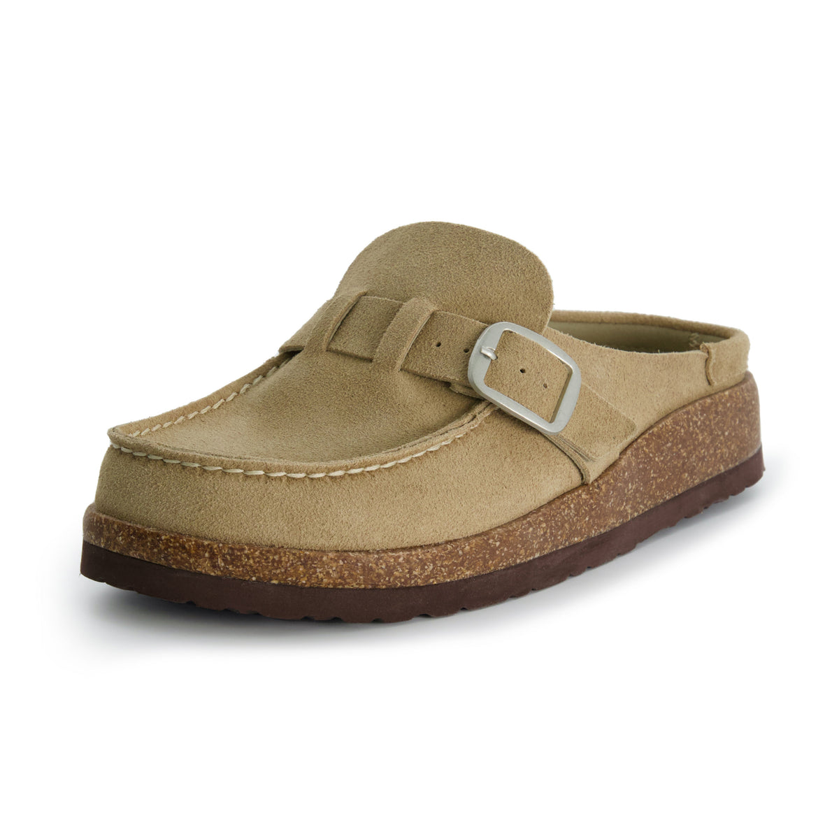 Black Clogs for Women, Slip-On Suede Clogs, Medium and Wide Width