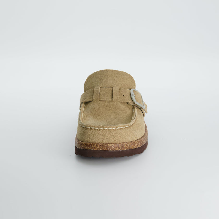 Black Clogs for Women, Slip-On Suede Clogs, Medium and Wide Width