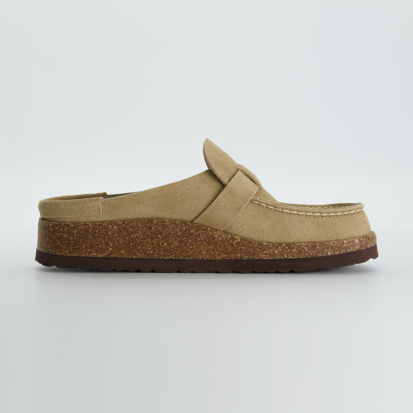 Black Clogs for Women, Slip-On Suede Clogs, Medium and Wide Width