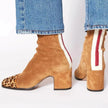 Women's Leopard Print Boots, Elegant Dress Boots in 5 Colors, US 5-12
