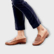 Women's Black Loafers, Classic Slip-On Flat Loafers, Black Brown or Khaki