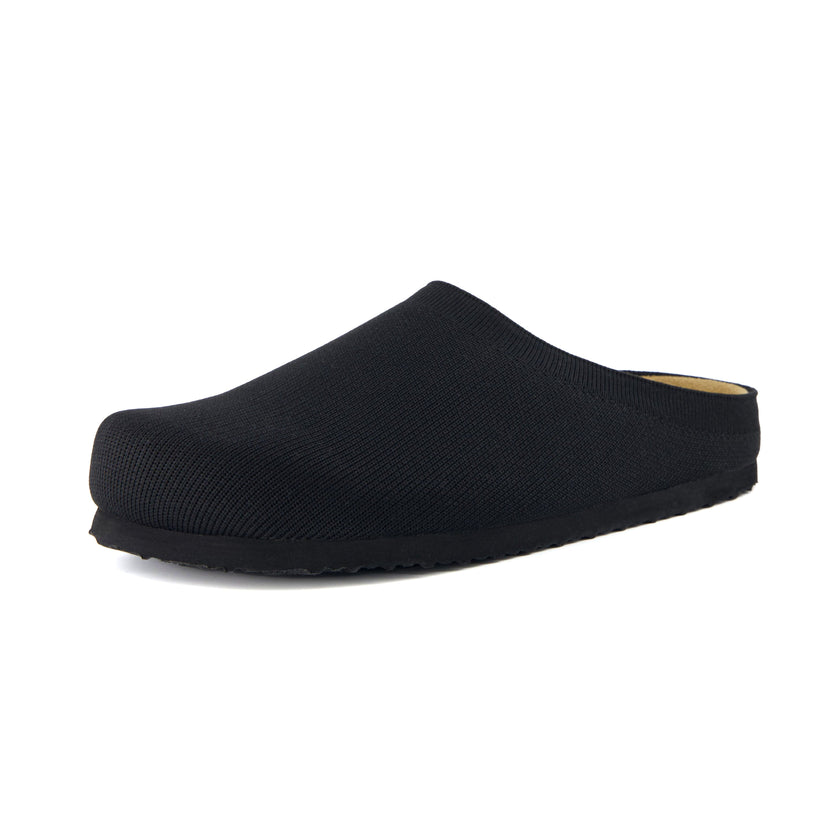 Knit Clogs for Women, Cork Footbed Clog Slippers, Wide Width