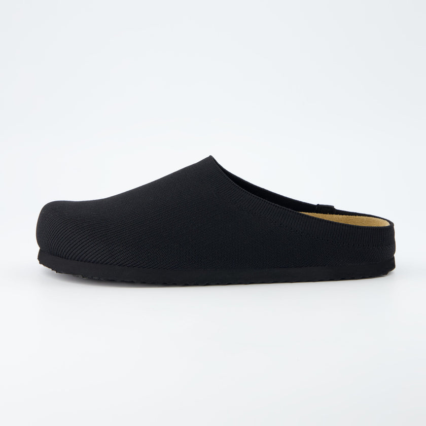 Knit Clogs for Women, Cork Footbed Clog Slippers, Wide Width