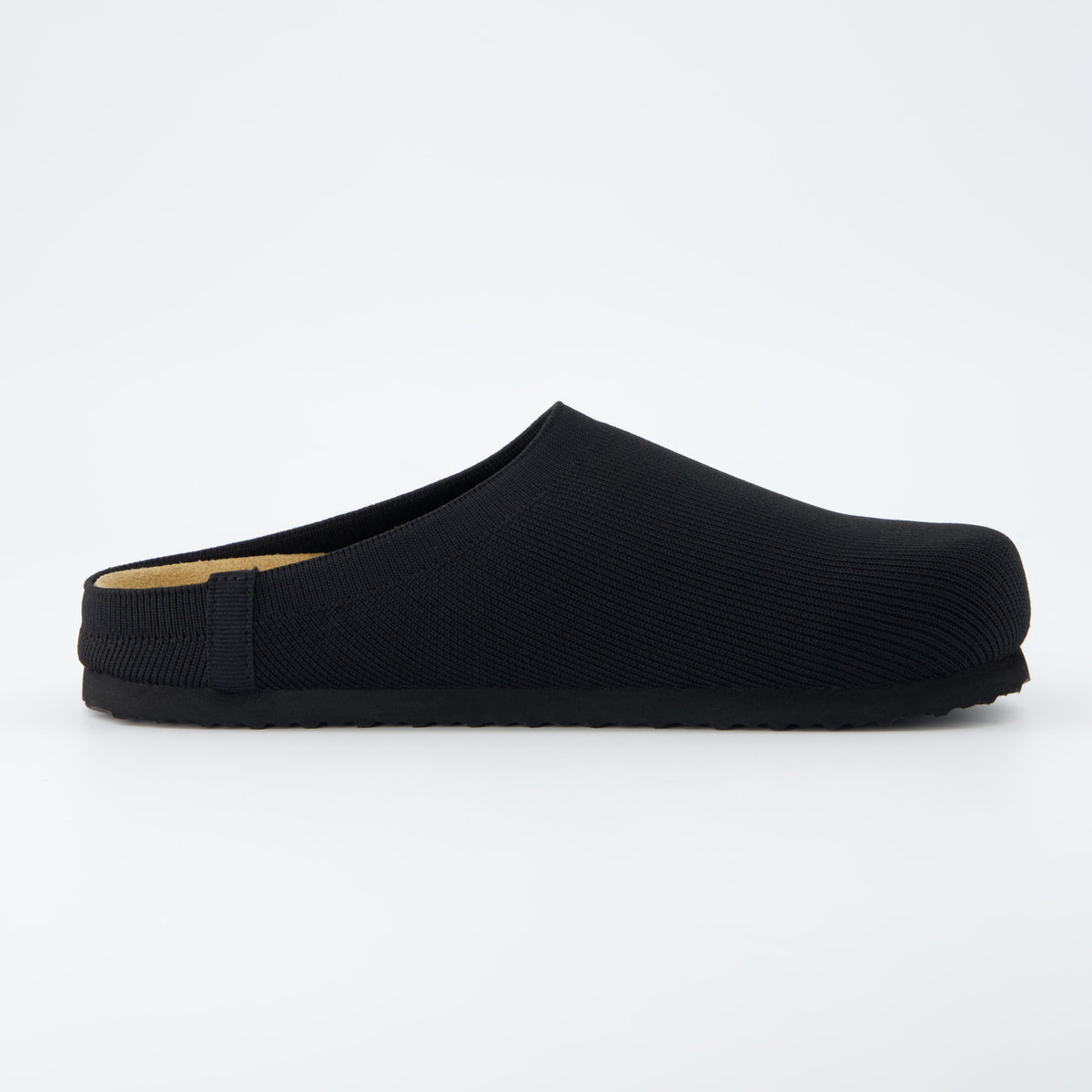 Knit Clogs for Women, Cork Footbed Clog Slippers, Wide Width