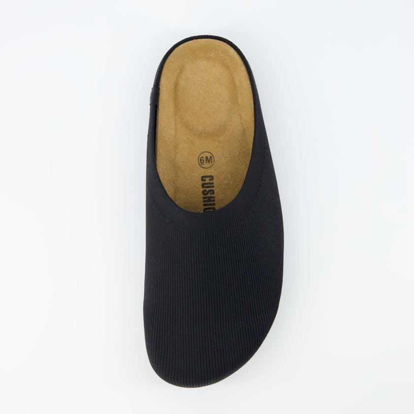 Knit Clogs for Women, Cork Footbed Clog Slippers, Wide Width
