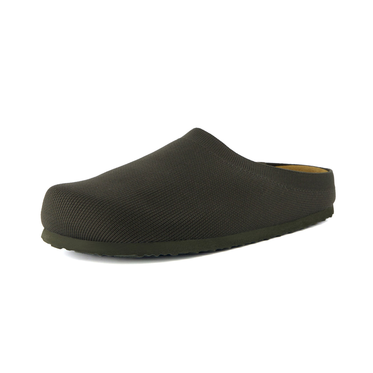 Knit Clogs for Women, Cork Footbed Clog Slippers, Wide Width