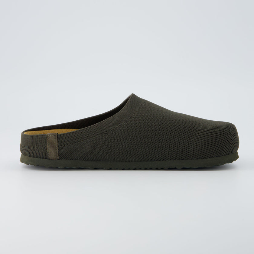 Knit Clogs for Women, Cork Footbed Clog Slippers, Wide Width