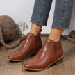 Women's Comfortable Ankle Boots, Arch Support Side Zip Booties