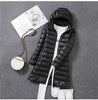 Long puffer coat for women in Black