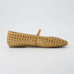 Women's Ballet Flats with Arch Support, Woven Memory Foam Slip-On Flats