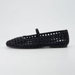 Women's Ballet Flats with Arch Support, Woven Memory Foam Slip-On Flats