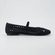 Women's Ballet Flats with Arch Support, Woven Memory Foam Slip-On Flats
