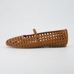 Women's Ballet Flats with Arch Support, Woven Memory Foam Slip-On Flats
