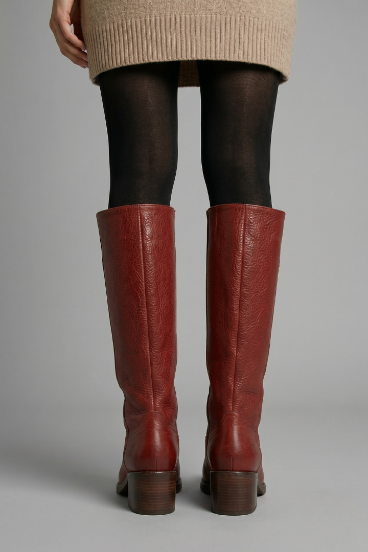 Comfortable boots for women, side view