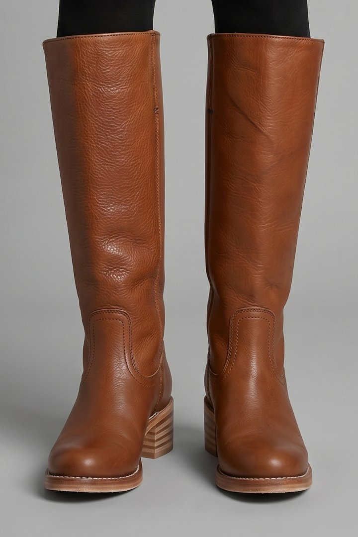 Comfortable boots for women in Brown