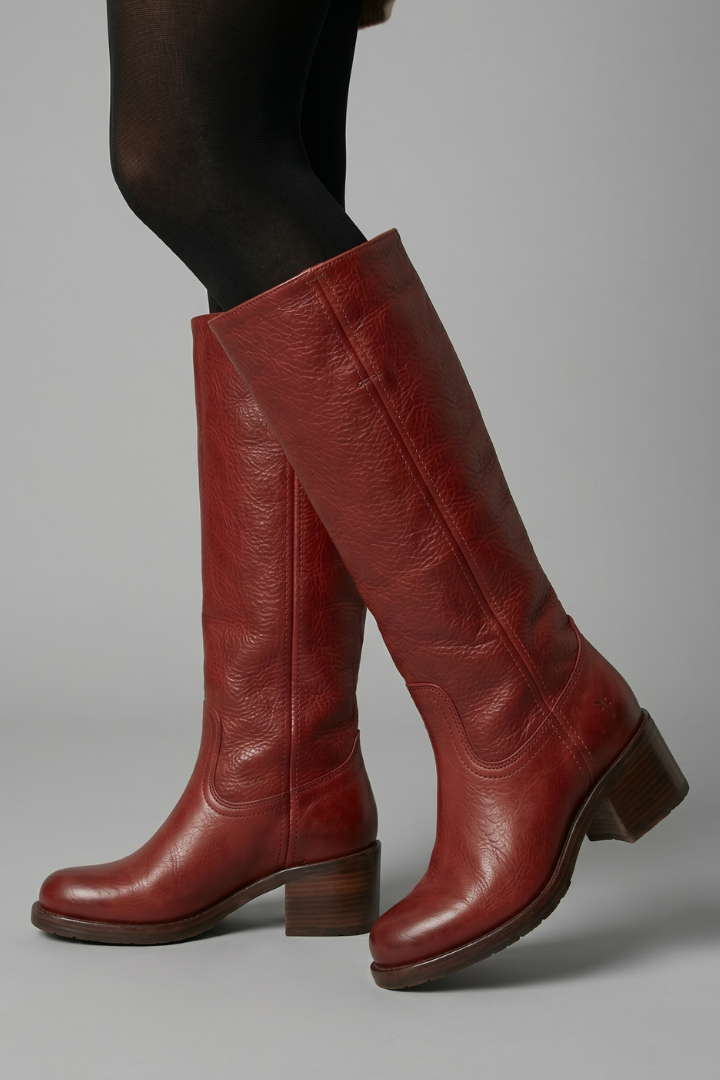 Comfortable boots for women, outdoor look