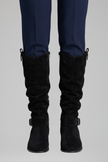 Knee high boots for women in Black
