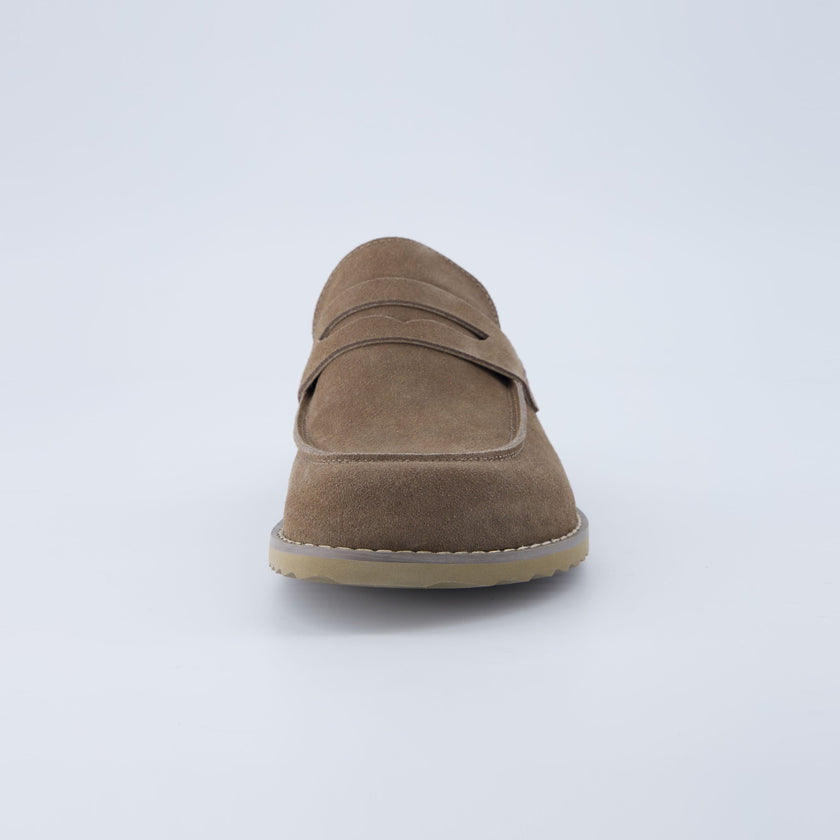 Suede Clogs for Women, Loafer Clog Mules with Cork Sole, Wide Width