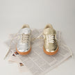 Women's Leopard Sneakers, Retro Low Top Lace Up Shoes, Leopard or Metallic