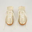 Women's Leopard Sneakers, Retro Low Top Lace Up Shoes, Leopard or Metallic