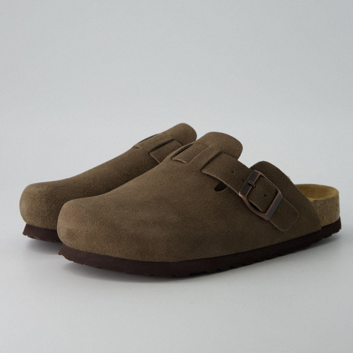 Leather Clogs for Women, Backless Slip-On Clogs, 8 Colors, Wide Width