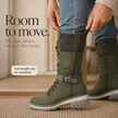 Winter snow boots womens, detail view