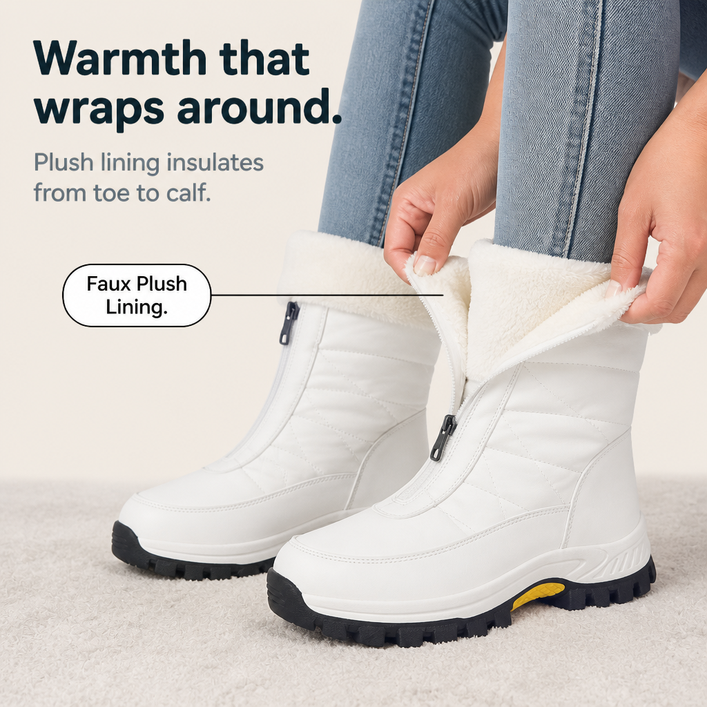 Snow boots women, detail view