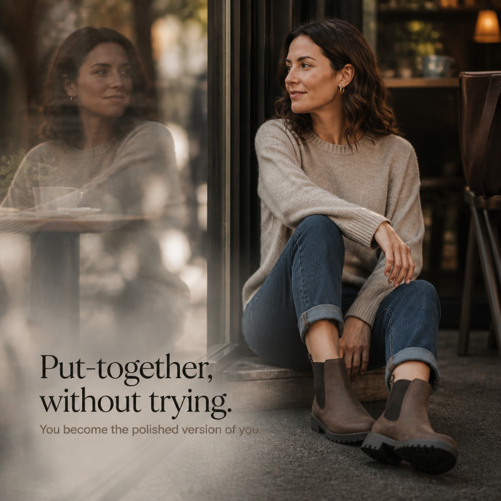 Brown Chelsea Boots for Women 10