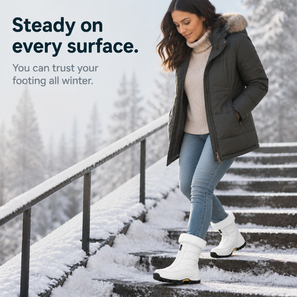 Snow boots women, detail view