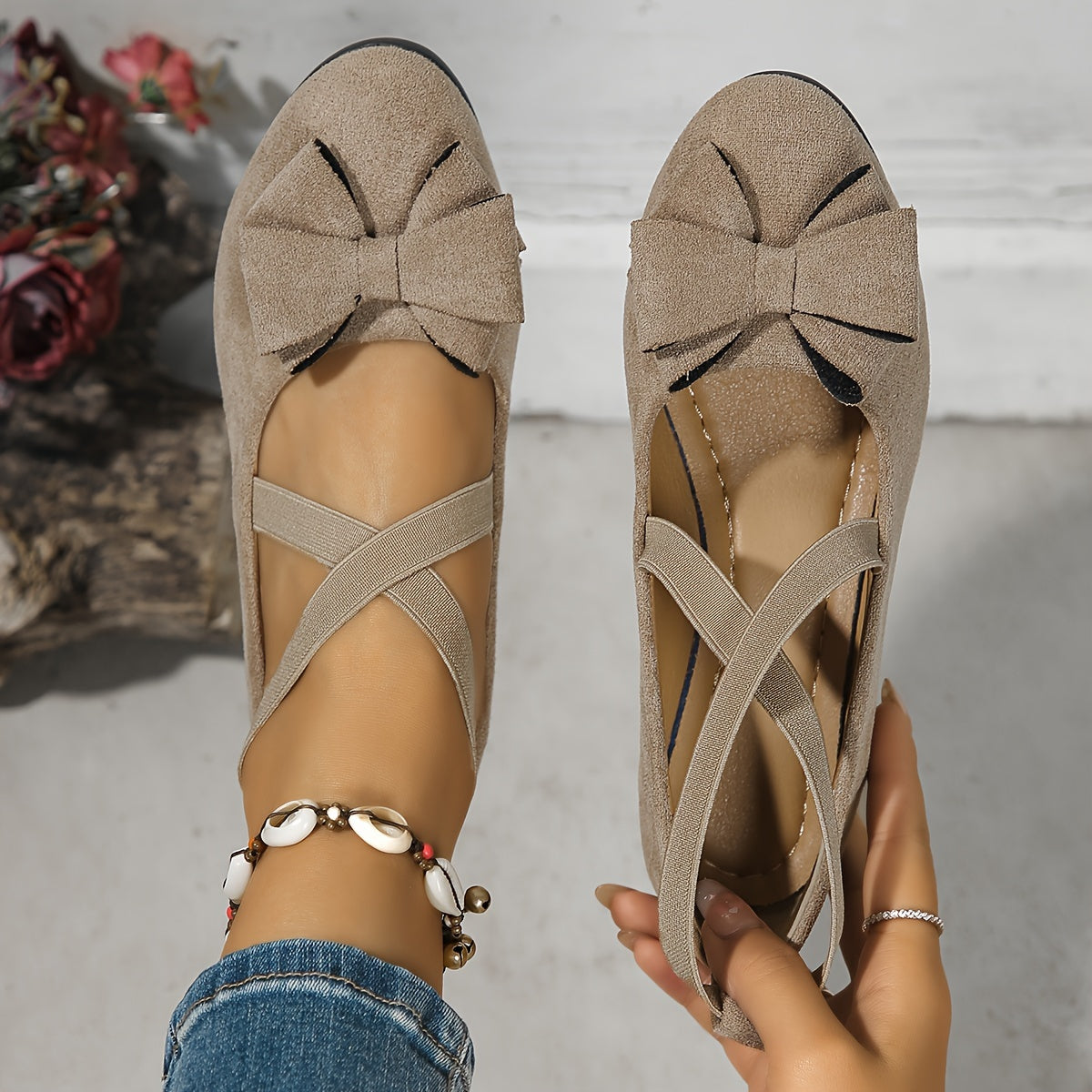 Women's Comfortable Ballet Flats, Neutral Everyday Flat Shoes, US 5-11