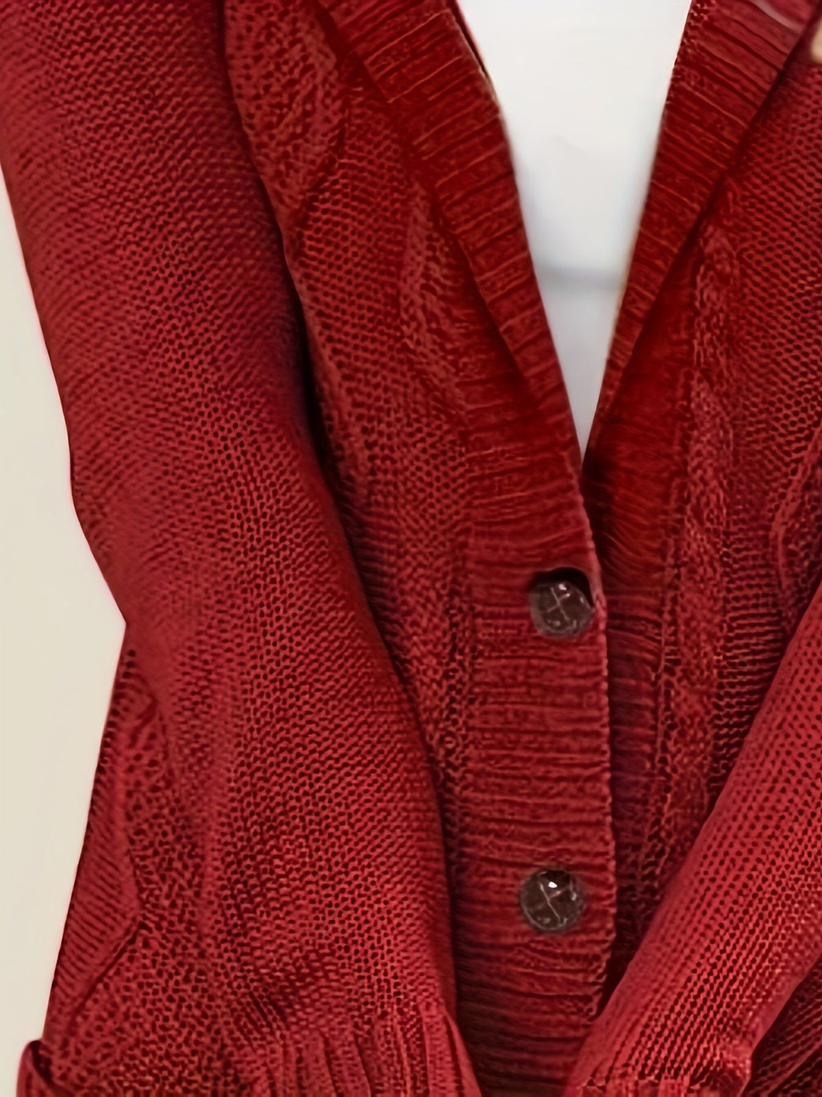 Women's Hooded Cardigan, Plush Lined Sweater Jacket with Pockets