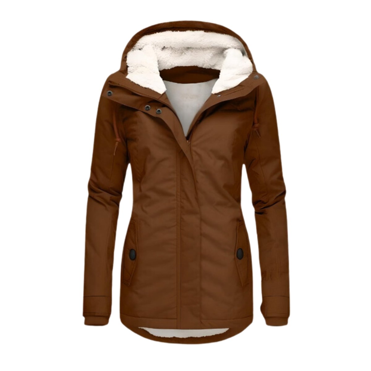 Womens parka in Brown