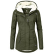 Womens parka in Military Green