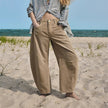 Women's Barrel Leg Jeans, High Waist Relaxed Curve Denim