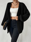 Women's Chunky Knit Cardigan, Open Front Oversized Cardigan Sweater