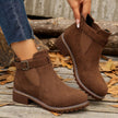 Block Heel Chelsea Boots for Women 3