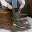 Winter snow boots womens, front view