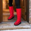 Winter boots women, front view