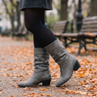 Madison slouch boots in Gray - lifestyle