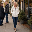 Fleece hoodie, styled outfit