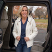 Fleece hoodie, styled outfit