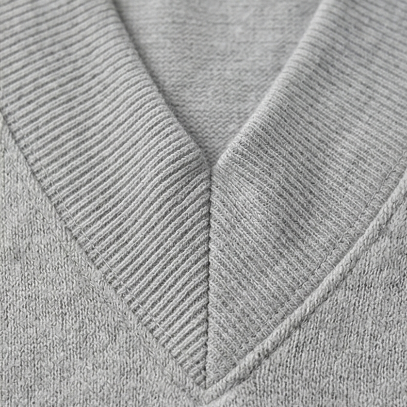 Sweater set for women, collar detail